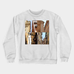 The buildings of Nice Crewneck Sweatshirt